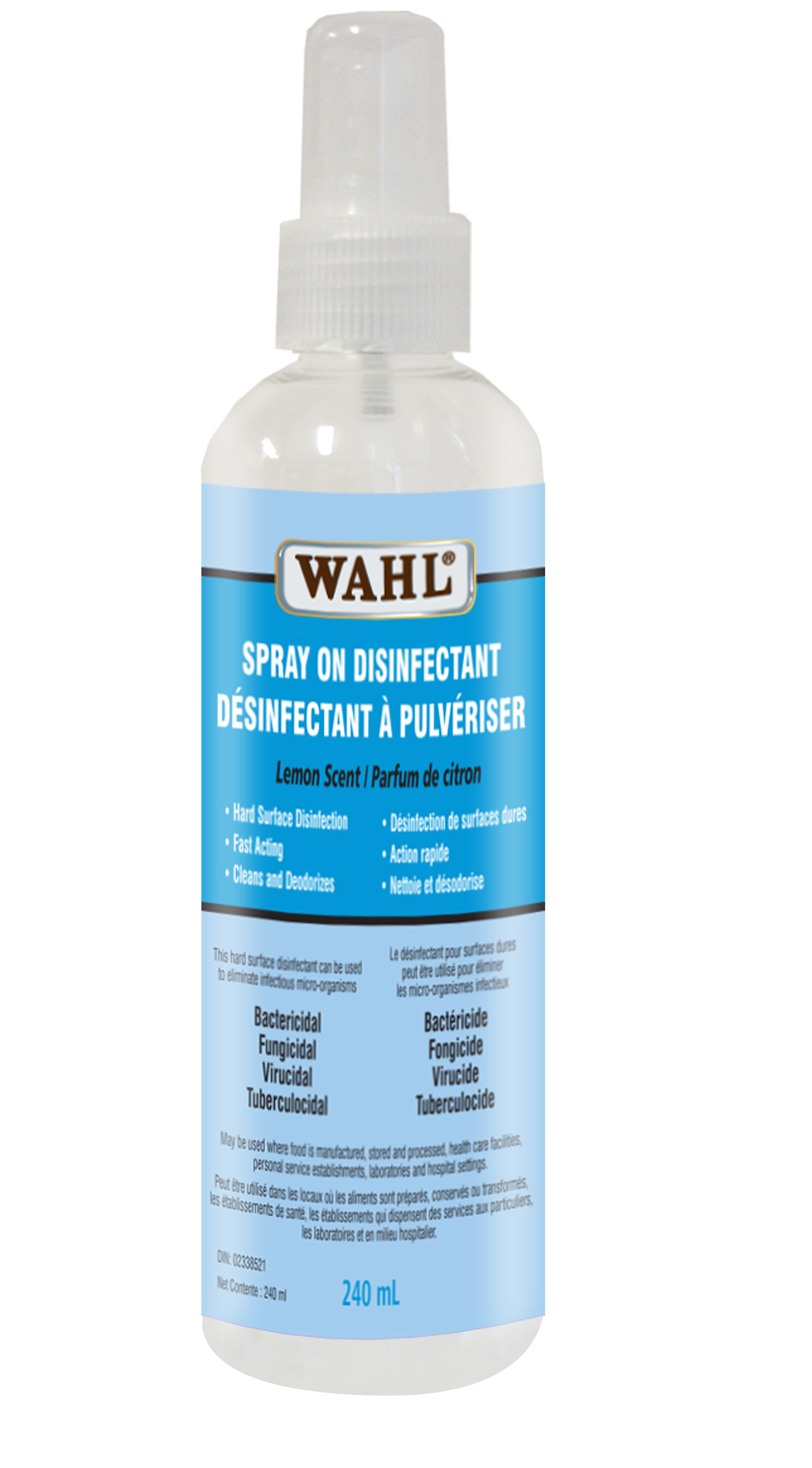 Wahl Spray On Disinfectant 240 ml